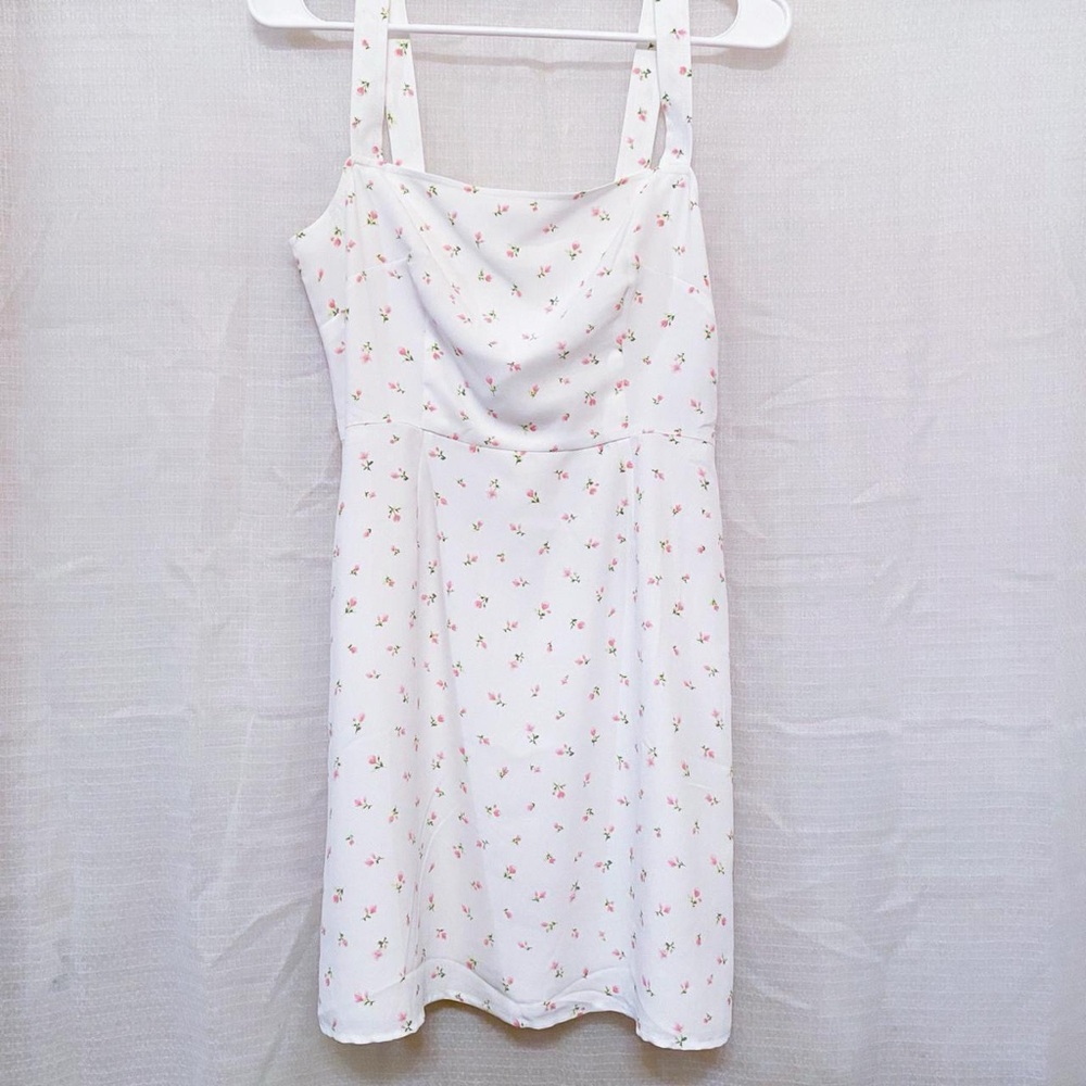 Nordstrom BP Ivory Micro Ditsy Dress